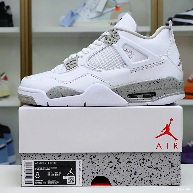 AIR JORDAN 4 'WHITE OREO' RETRO 1205